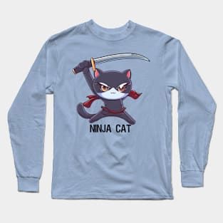 Ninja Cat Long Sleeve T-Shirt